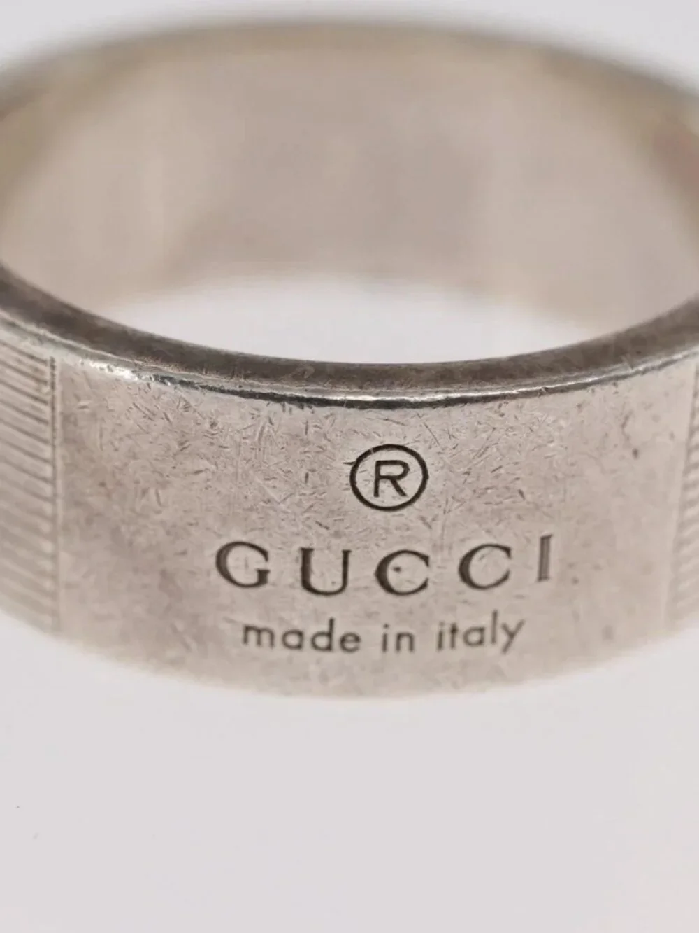 GUCCI Ring Ag925 Silver #4(JP Size) Auth bs32176